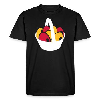 Ostern - Männer Premium Bio T-Shirt - Schwarz - Vorne - Nico (187cm)