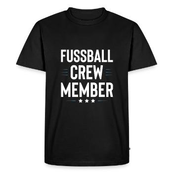 Équipe de football - T-shirt Premium bio Homme - noir - Devant - Nico (187cm)
