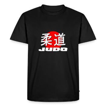 Judo - Men's Premium Organic T-Shirt - black - Front - Nico (187cm)