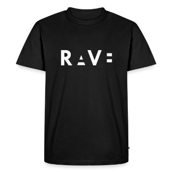 Rave Techno Festival EDM - T-shirt Premium bio Homme - noir - Devant - Nico (187cm)