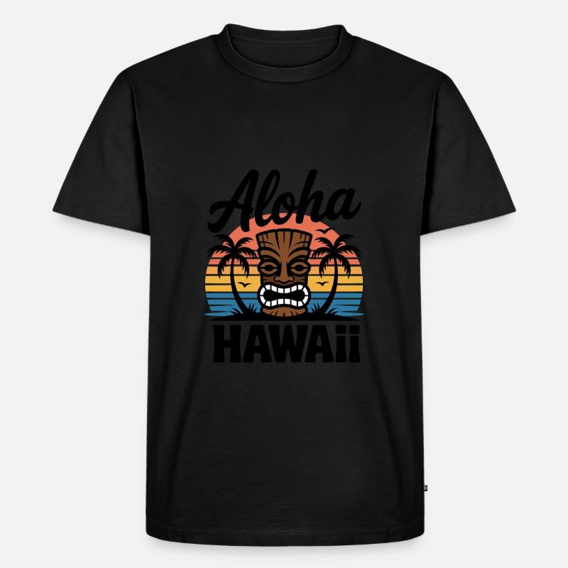 Aloha Strand - Männer Premium Bio T-Shirt - undefined