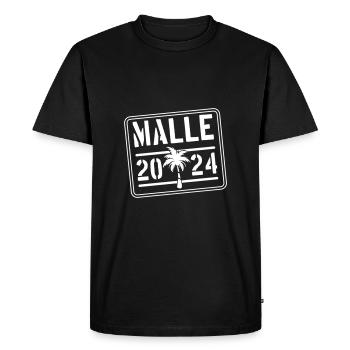 Malle 2024 Team Mallorca - Men's Premium Organic T-Shirt - black - Front - Nico (187cm)