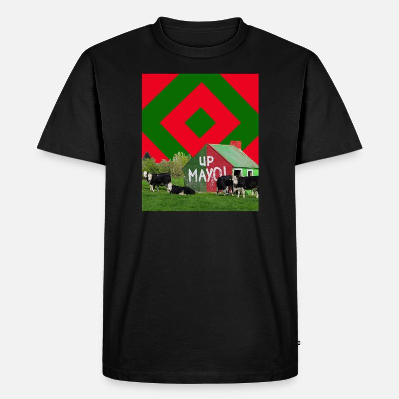 Mayo GAA - Männer Premium Bio T-Shirt - Schwarz
