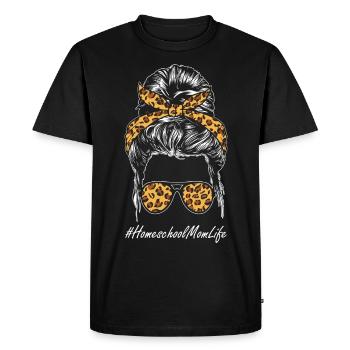 Virtual tutor and a gift idea for Head St - Men's Premium Organic T-Shirt - black - Front - Nico (187cm)
