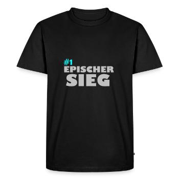 Epic victory - Men's Premium Organic T-Shirt - black - Front - Nico (187cm)