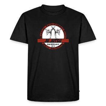 Ju-Jutsu Ju Jutsu Jiu Jitsu Martial Arts Martial Arts - Men's Premium Organic T-Shirt - black - Front - Nico (187cm)