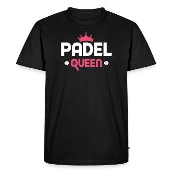 Padel Queen Padeltennis Padel player - Men's Premium Organic T-Shirt - black - Front - Nico (187cm)