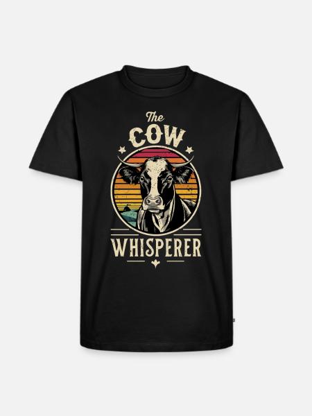 Kohviskeren Landmand - Herre Premium økologisk T-shirt - sort