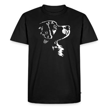Bouvier Bernois Chien Chien Wilsigns - T-shirt Premium bio Homme - noir - Devant - Nico (187cm)