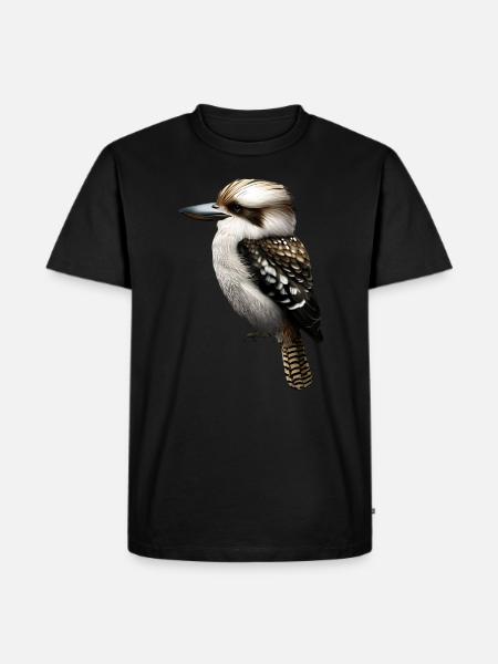 Sweet Kookaburra - Men's Premium Organic T-Shirt - black