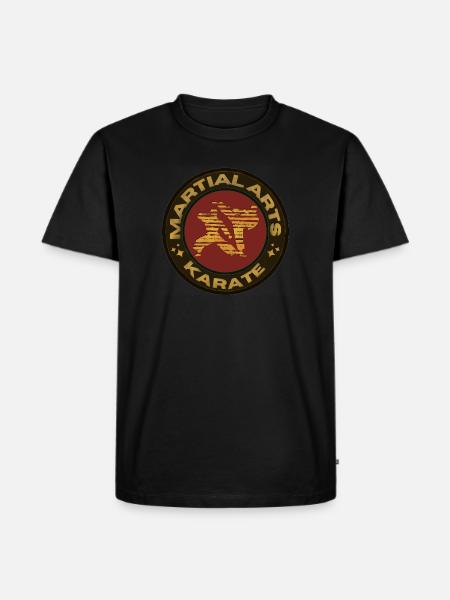 Karate Martial Arts - Men's Premium Organic T-Shirt - black