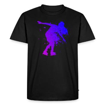 Patins à roulettes pour hommes Patins à roulettes Patins à roulettes - T-shirt Premium bio Homme - noir - Devant - Nico (187cm)