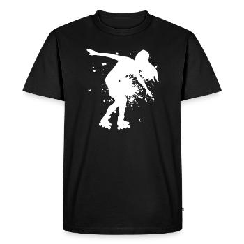 Women's Roller Skating Roller Skate Men Roller Skate - Men's Premium Organic T-Shirt - black - Front - Nico (187cm)