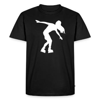 Rollerskate Roller Skating Women's Roller Skates - Men's Premium Organic T-Shirt - black - Front - Nico (187cm)