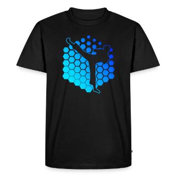 Kickboxing Hommes Kickboxer Kickboxing Femmes - T-shirt Premium bio Homme - noir - Devant - Nico (187cm)
