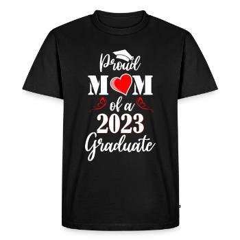 Proud Mom Of A Class Of 2023 Graduate - T-shirt Premium bio Homme - noir - Devant - Nico (187cm)