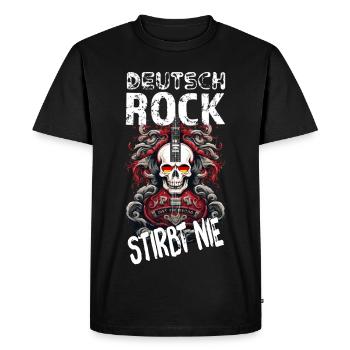 Le rock allemand ne meurt jamais - T-shirt Premium bio Homme - noir - Devant - Nico (187cm)