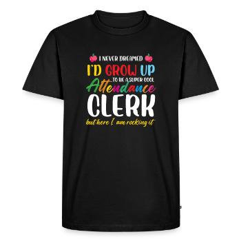 Je n’ai jamais rêvé de devenir un super cool - T-shirt Premium bio Homme - noir - Devant - Nico (187cm)