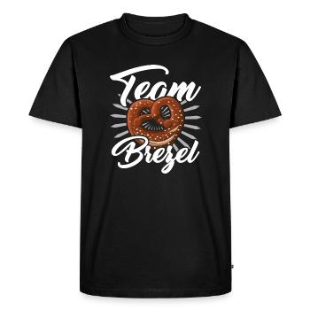Team Pretzel Disant - T-shirt Premium bio Homme - noir - Devant - Nico (187cm)