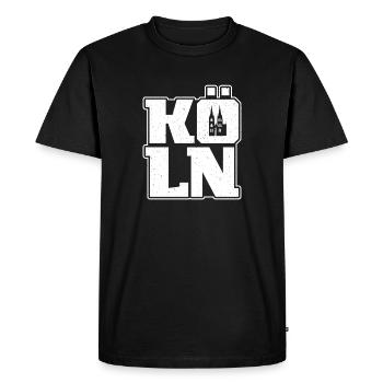 Carnaval de Cologne Souvenir Graphique Carnaval de Cologne - T-shirt Premium bio Homme - noir - Devant - Nico (187cm)