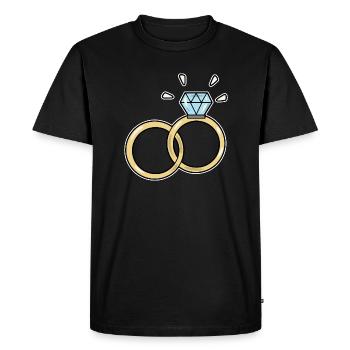 Alliance - T-shirt Premium bio Homme - noir - Devant - Nico (187cm)