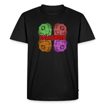 HALLOWEEN - Men's Premium Organic T-Shirt - black - Front - Nico (187cm)