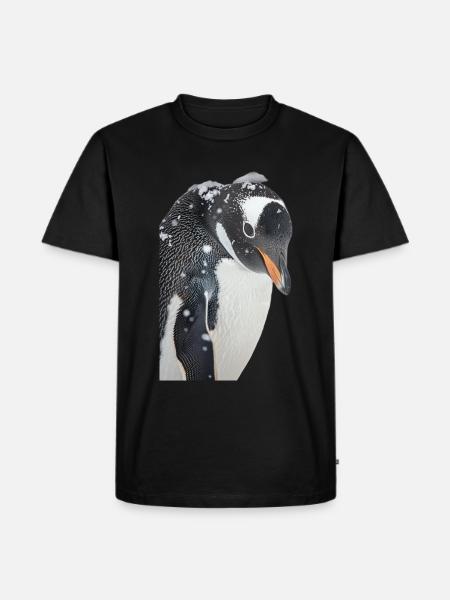 Penguin - Men's Premium Organic T-Shirt - black