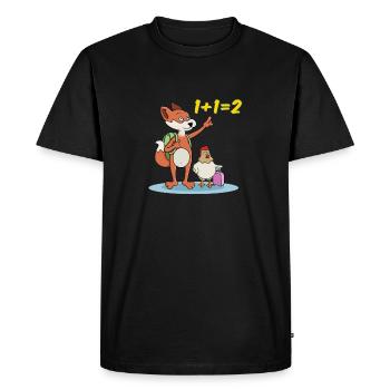 KOT GOUPI - Men's Premium Organic T-Shirt - black - Front - Nico (187cm)