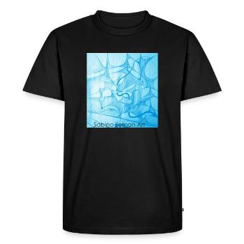Sabino Lemon ART Thés - T-shirt Premium bio Homme - noir - Devant - Nico (187cm)