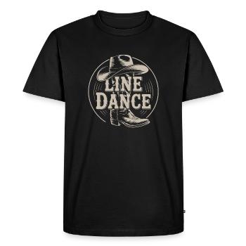 Formation de groupe de danse en ligne My Dance Sport - T-shirt Premium bio Homme - noir - Devant - Nico (187cm)