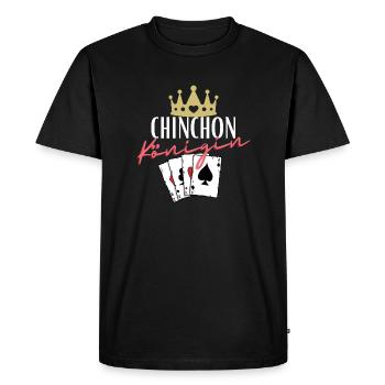 Reine de Chinchon - T-shirt Premium bio Homme - noir - Devant - Nico (187cm)