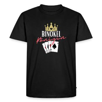 Jumelles Queen - T-shirt Premium bio Homme - noir - Devant - Nico (187cm)