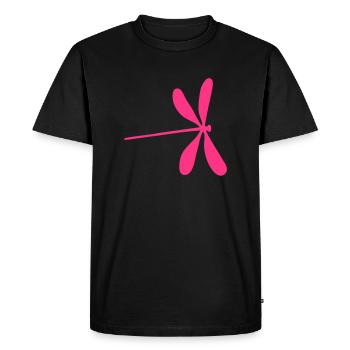 dragon fly - T-shirt Premium bio Homme - noir - Devant - Nico (187cm)