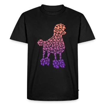 Poodle Mom Dogs Owner Dog Poodle Girl - Men's Premium Organic T-Shirt - black - Front - Nico (187cm)