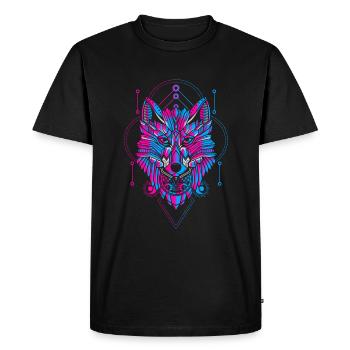 Symbole Ciel Couleurs Foi - T-shirt Premium bio Homme - noir - Devant - Nico (187cm)