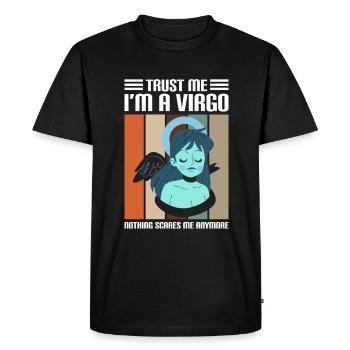 Horoscope Astrology Element - Men's Premium Organic T-Shirt - black - Front - Nico (187cm)