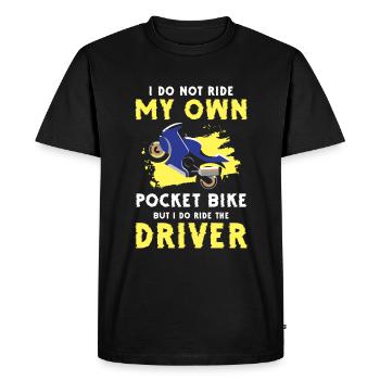 Motocross Biker Track Boue - T-shirt Premium bio Homme - noir - Devant - Nico (187cm)