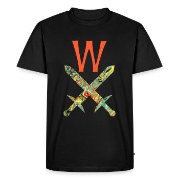 Épées croisées E 200 W - T-shirt Premium bio Homme - noir - Devant - Nico (187cm)