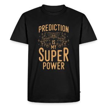 Boule de cristal Prédictions Planètes - T-shirt Premium bio Homme - noir - Devant - Nico (187cm)