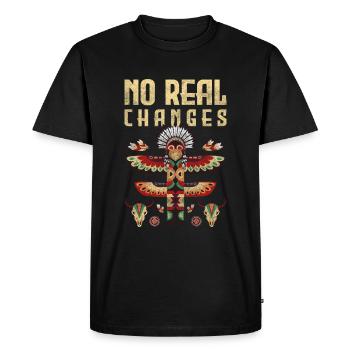 Totem Gardien Sagesse Dieu - T-shirt Premium bio Homme - noir - Devant - Nico (187cm)