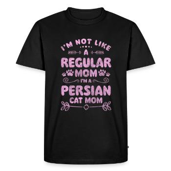 Patte d’animal de compagnie persan - T-shirt Premium bio Homme - noir - Devant - Nico (187cm)