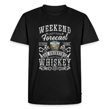 Rum Enjoyment Celebrate Drink - Men's Premium Organic T-Shirt - black - Front - Nico (187cm)