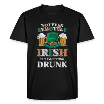 Pub Leprechaun Traveller Irlandais - T-shirt Premium bio Homme - noir - Devant - Nico (187cm)