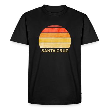 Santa Cruz Retro - T-shirt Premium bio Homme - noir - Devant - Nico (187cm)