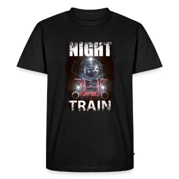 nighttrain - Men's Premium Organic T-Shirt - black - Front - Nico (187cm)