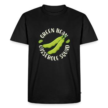 Green Bean Casserole Squad Design - Men's Premium Organic T-Shirt - black - Front - Nico (187cm)