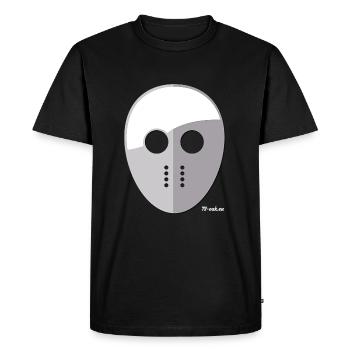 Masque Jason TS-oak - T-shirt Premium bio Homme - noir - Devant - Nico (187cm)