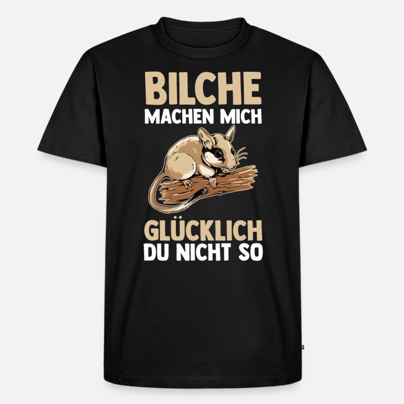 Bilch - Männer Premium Bio T-Shirt - Schwarz