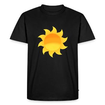 sun drawing - Men's Premium Organic T-Shirt - black - Front - Nico (187cm)