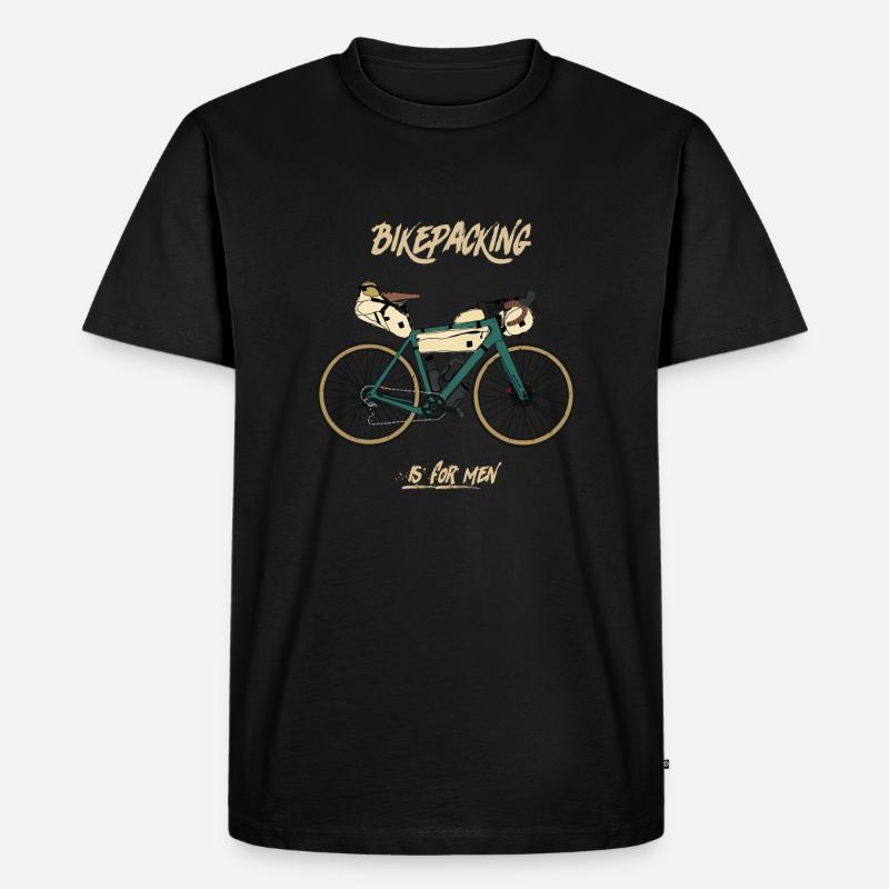 Vélopacking - T-shirt Premium bio Homme - noir